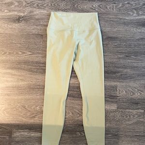 Lululemon align pant size 6 25” rare green color